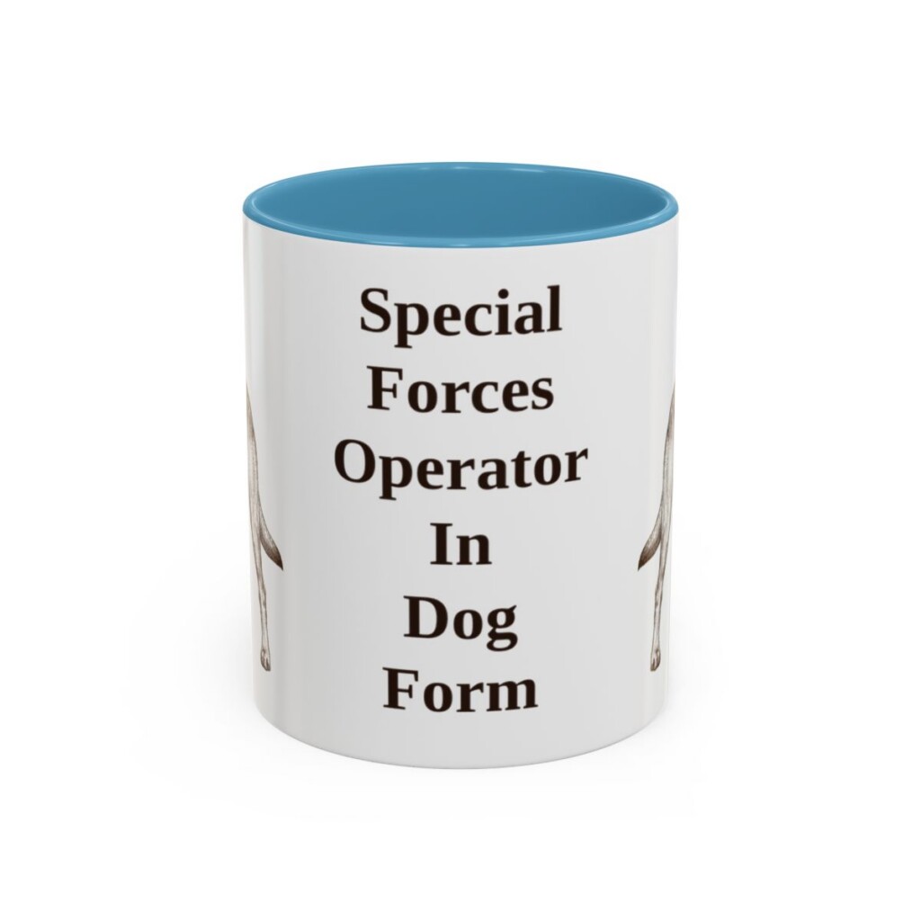 belgian-malinois-mug-humor-light-blue-1 11oz Funny Belgian Malinois Mug, Special Forces Operator In Dog Form, Vintage Dog Coffee Mug, Dog Lover Gift