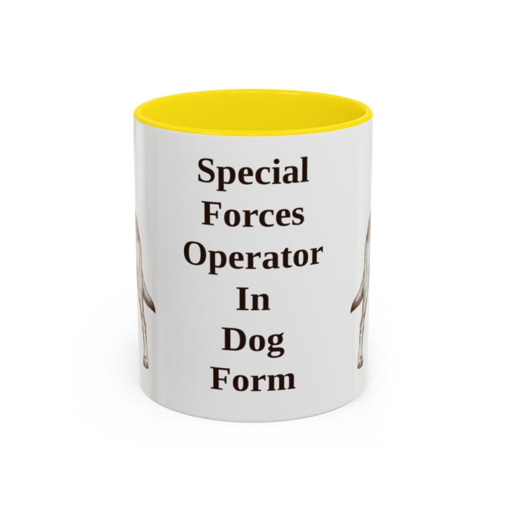 belgian-malinois-mug-humor-yellow-1 11oz Funny Belgian Malinois Mug, Special Forces Operator In Dog Form, Vintage Dog Coffee Mug, Dog Lover Gift