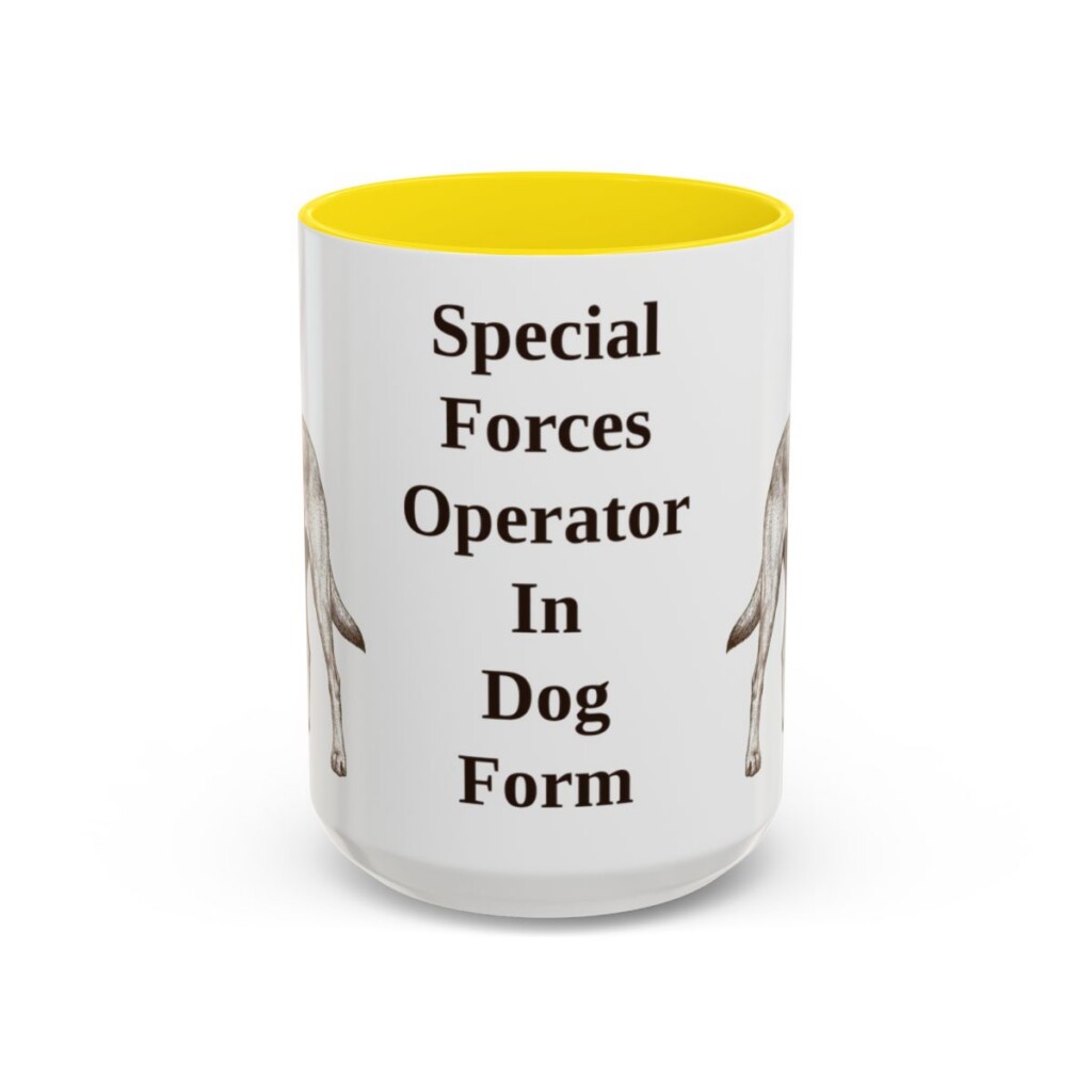 belgian-malinois-mug-humor-yellow-3 15oz Funny Belgian Malinois Mug, Special Forces Operator In Dog Form, Vintage Dog Coffee Mug, Dog Lover Gift