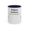 11oz Belgian Malinois Latin Mug, Belgian Malinois, Vintage Dog Coffee Mug, Dog Lover Gift