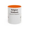 11oz Belgian Malinois Latin Mug, Belgian Malinois, Vintage Dog Coffee Mug, Dog Lover Gift