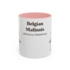 11oz Belgian Malinois Latin Mug, Belgian Malinois, Vintage Dog Coffee Mug, Dog Lover Gift