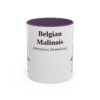 11oz Belgian Malinois Latin Mug, Belgian Malinois, Vintage Dog Coffee Mug, Dog Lover Gift