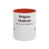 11oz Belgian Malinois Latin Mug, Belgian Malinois, Vintage Dog Coffee Mug, Dog Lover Gift