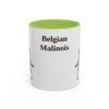 11oz Belgian Malinois Mug, Vintage Dog Portrait Coffee Mug, Dog Lover Gift