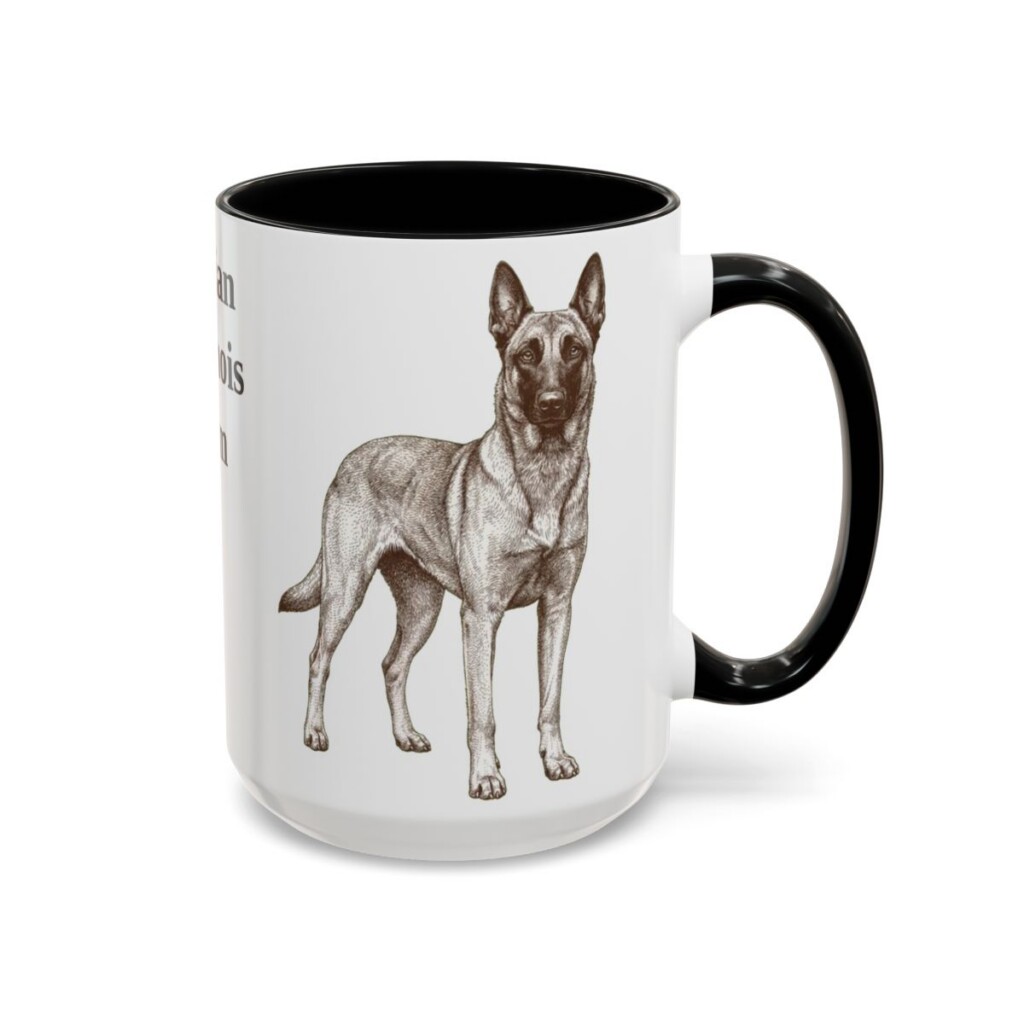 belgian-malinois-mug-mom-black-right-3 15oz Belgian Malinois Dog Mom Mug, Vintage Sketch Coffee Mug, Dog Mom Gift
