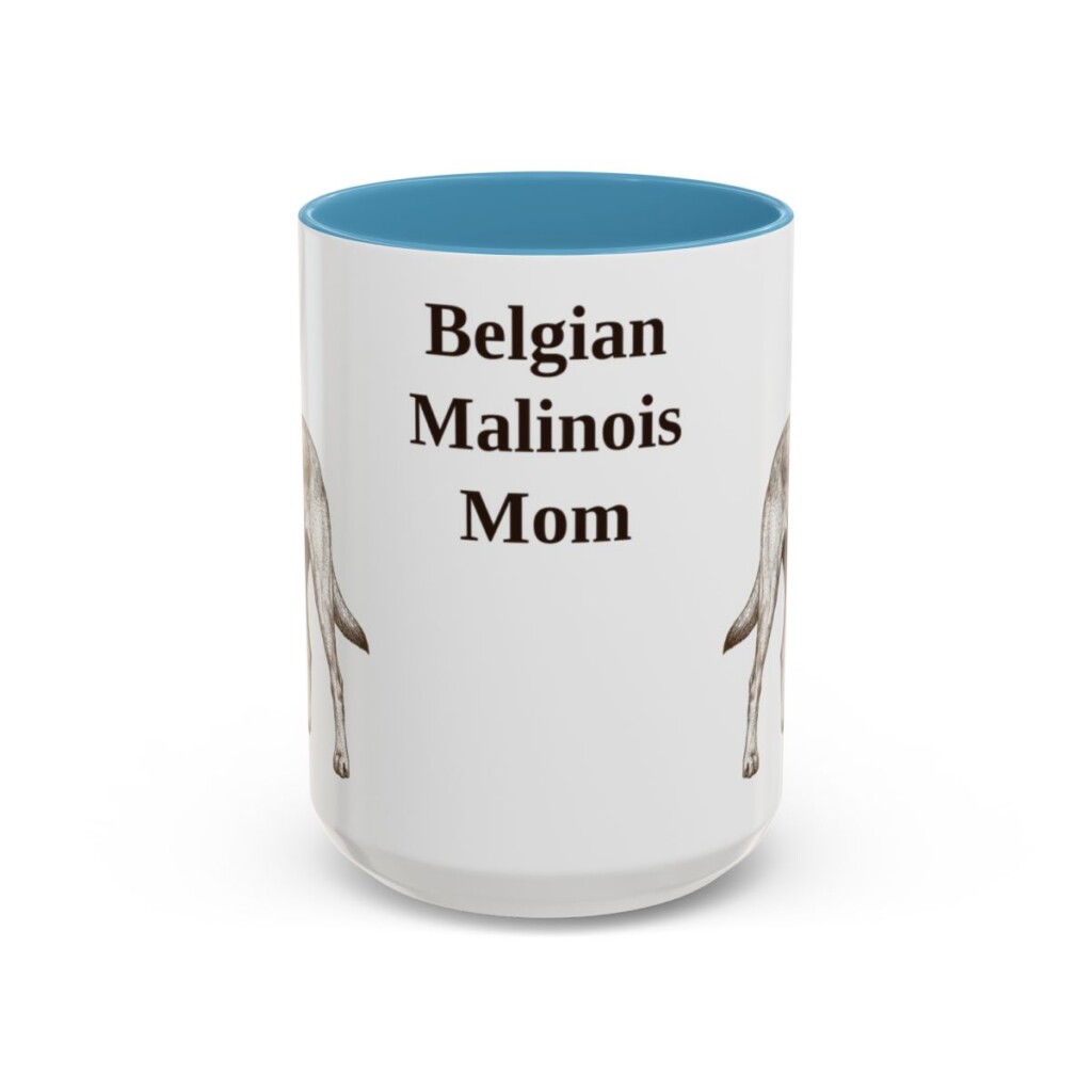 belgian-malinois-mug-mom-light-blue-3 15oz Belgian Malinois Dog Mom Mug, Vintage Sketch Coffee Mug, Dog Mom Gift