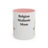 11oz Belgian Malinois Dog Mom Mug, Vintage Sketch Coffee Mug, Dog Mom Gift
