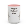 belgian-malinois-mug-mom-pink-3 15oz Belgian Malinois Dog Mom Mug, Vintage Sketch Coffee Mug, Dog Mom Gift
