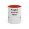 11oz Belgian Malinois Dog Mom Mug, Vintage Sketch Coffee Mug, Dog Mom Gift