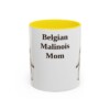 11oz Belgian Malinois Dog Mom Mug, Vintage Sketch Coffee Mug, Dog Mom Gift