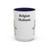 15oz Belgian Malinois Mug, Vintage Dog Portrait Coffee Mug, Dog Lover Gift