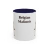 11oz Belgian Malinois Mug, Vintage Dog Portrait Coffee Mug, Dog Lover Gift