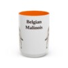 15oz Belgian Malinois Mug, Vintage Dog Portrait Coffee Mug, Dog Lover Gift