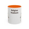 11oz Belgian Malinois Mug, Vintage Dog Portrait Coffee Mug, Dog Lover Gift