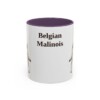 11oz Belgian Malinois Mug, Vintage Dog Portrait Coffee Mug, Dog Lover Gift