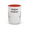 15oz Belgian Malinois Mug, Vintage Dog Portrait Coffee Mug, Dog Lover Gift