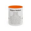 11oz Belgian Malinois Mug, Illustrated Dog Breed Facts Coffee Mug, Vintage Dog Keepsake Gift