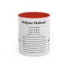 11oz Belgian Malinois Mug, Illustrated Dog Breed Facts Coffee Mug, Vintage Dog Keepsake Gift