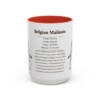 belgian-malinois-mug-writeup-red-3 15oz Belgian Malinois Mug, Illustrated Dog Breed Facts Coffee Mug, Vintage Dog Keepsake Gift