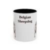 11oz Belgian Sheepdog Mug, Vintage Dog Portrait Coffee Mug, Dog Lover Gift