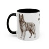11oz Belgian Sheepdog Dog Dad Mug, Vintage Sketch Coffee Mug, Dog Dad Gift