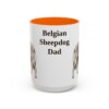belgian-sheepdog-mug-dad-orange-3 15oz Belgian Sheepdog Dog Dad Mug, Vintage Sketch Coffee Mug, Dog Dad Gift