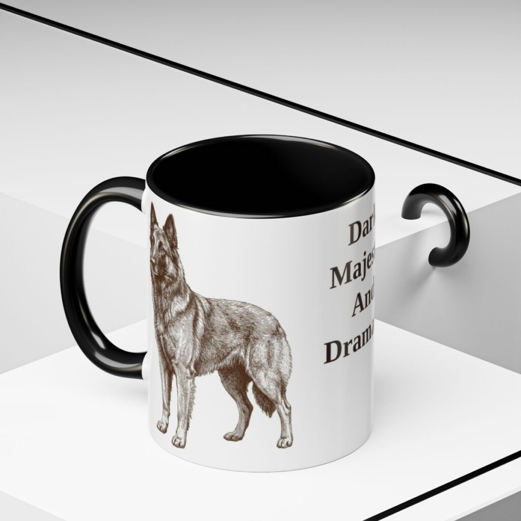belgian-sheepdog-mug-humor-black-context-2-1 11oz Funny Belgian Sheepdog Mug, Dark Majestic And Dramatic, Vintage Dog Coffee Mug, Dog Lover Gift