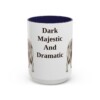 15oz Funny Belgian Sheepdog Mug, Dark Majestic And Dramatic, Vintage Dog Coffee Mug, Dog Lover Gift