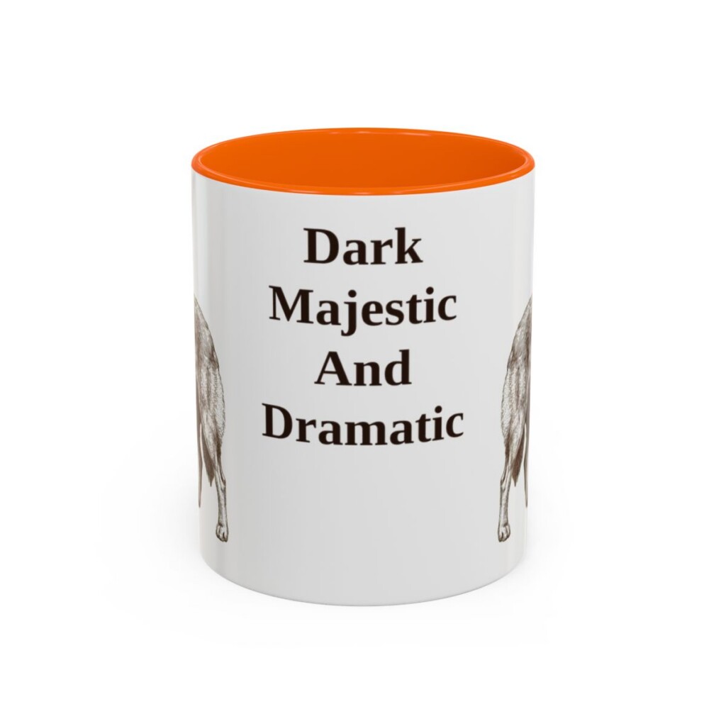belgian-sheepdog-mug-humor-orange-1 11oz Funny Belgian Sheepdog Mug, Dark Majestic And Dramatic, Vintage Dog Coffee Mug, Dog Lover Gift