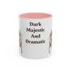 belgian-sheepdog-mug-humor-pink-1 11oz Funny Belgian Sheepdog Mug, Dark Majestic And Dramatic, Vintage Dog Coffee Mug, Dog Lover Gift