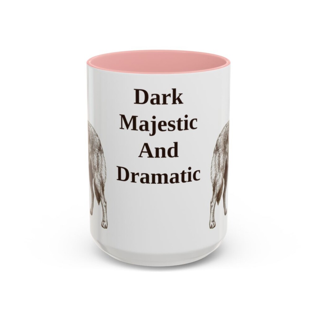 15oz Funny Belgian Sheepdog Mug, Dark Majestic And Dramatic, Vintage Dog Coffee Mug, Dog Lover Gift