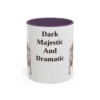 belgian-sheepdog-mug-humor-purple-1 11oz Funny Belgian Sheepdog Mug, Dark Majestic And Dramatic, Vintage Dog Coffee Mug, Dog Lover Gift