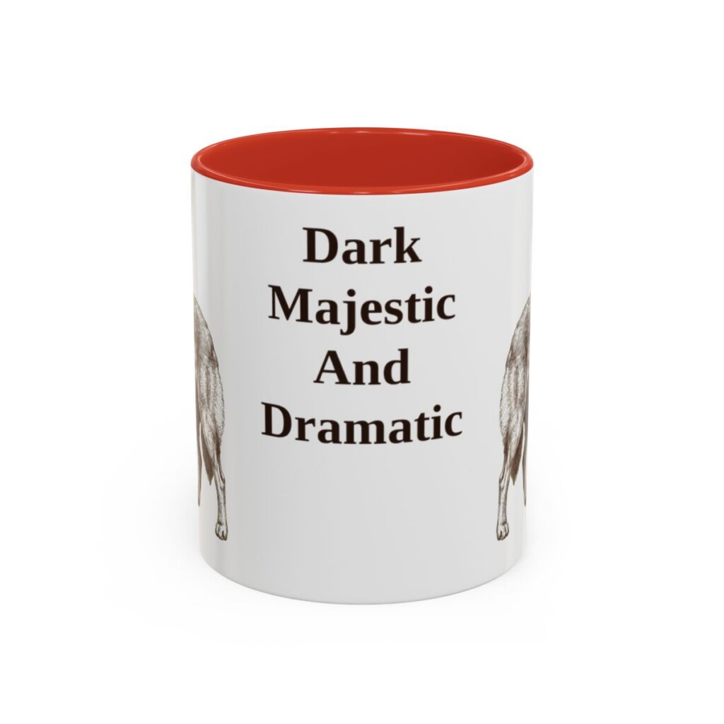 belgian-sheepdog-mug-humor-red-1 11oz Funny Belgian Sheepdog Mug, Dark Majestic And Dramatic, Vintage Dog Coffee Mug, Dog Lover Gift