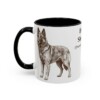 11oz Belgian Sheepdog Latin Mug, Belgian Sheepdog, Vintage Dog Coffee Mug, Dog Lover Gift