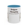 11oz Belgian Sheepdog Latin Mug, Belgian Sheepdog, Vintage Dog Coffee Mug, Dog Lover Gift
