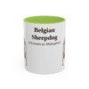 11oz Belgian Sheepdog Latin Mug, Belgian Sheepdog, Vintage Dog Coffee Mug, Dog Lover Gift
