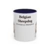 11oz Belgian Sheepdog Latin Mug, Belgian Sheepdog, Vintage Dog Coffee Mug, Dog Lover Gift