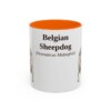 11oz Belgian Sheepdog Latin Mug, Belgian Sheepdog, Vintage Dog Coffee Mug, Dog Lover Gift
