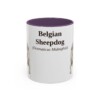 11oz Belgian Sheepdog Latin Mug, Belgian Sheepdog, Vintage Dog Coffee Mug, Dog Lover Gift