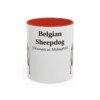 11oz Belgian Sheepdog Latin Mug, Belgian Sheepdog, Vintage Dog Coffee Mug, Dog Lover Gift