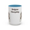 belgian-sheepdog-mug-light-blue-1 15oz Belgian Sheepdog Mug, Vintage Dog Portrait Coffee Mug, Dog Lover Gift