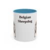 11oz Belgian Sheepdog Mug, Vintage Dog Portrait Coffee Mug, Dog Lover Gift