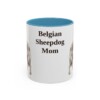 11oz Belgian Sheepdog Dog Mom Mug, Vintage Sketch Coffee Mug, Dog Mom Gift