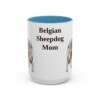 15oz Belgian Sheepdog Dog Mom Mug, Vintage Sketch Coffee Mug, Dog Mom Gift