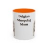 11oz Belgian Sheepdog Dog Mom Mug, Vintage Sketch Coffee Mug, Dog Mom Gift