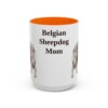 15oz Belgian Sheepdog Dog Mom Mug, Vintage Sketch Coffee Mug, Dog Mom Gift