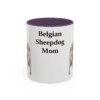 11oz Belgian Sheepdog Dog Mom Mug, Vintage Sketch Coffee Mug, Dog Mom Gift