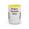 15oz Belgian Sheepdog Dog Mom Mug, Vintage Sketch Coffee Mug, Dog Mom Gift