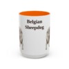 belgian-sheepdog-mug-orange-1 15oz Belgian Sheepdog Mug, Vintage Dog Portrait Coffee Mug, Dog Lover Gift